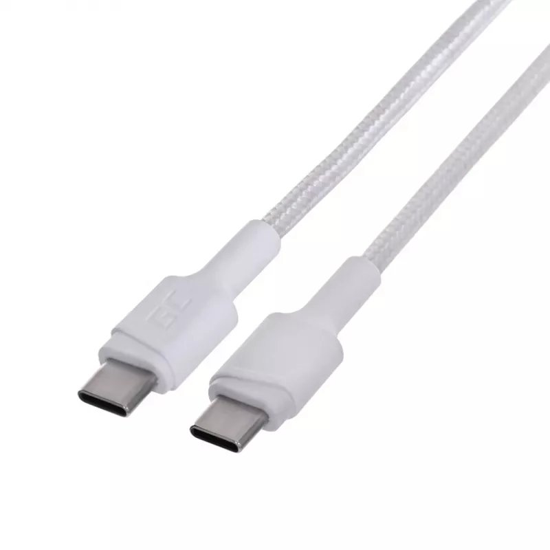 Greencell KABGC31W USB-C laidas 30 cm baltas