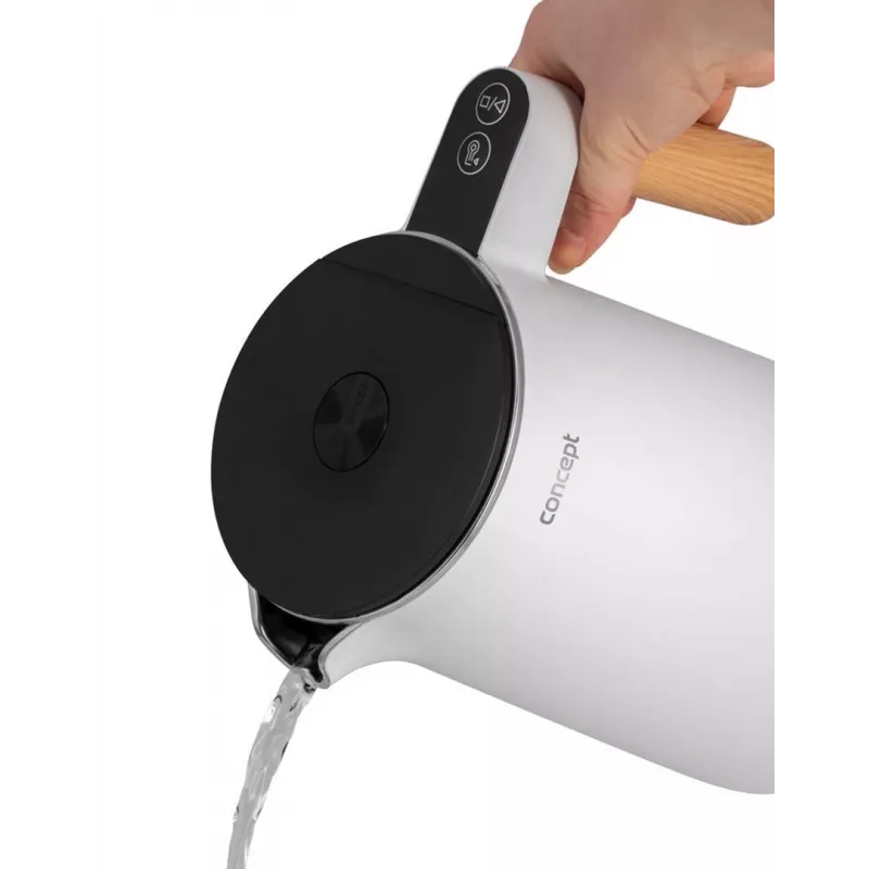 Nerūdijančio plieno virdulys baltas 1,5 l Salt & Pepper Concept RK3300
