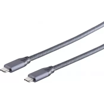 USB-C laidas ShiverPeaks 13-47010 USB 3.2 Gen 2x2 0,5 m pilkas