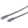 USB-C laidas ShiverPeaks 13-47010 USB 3.2 Gen 2x2 0,5 m pilkas