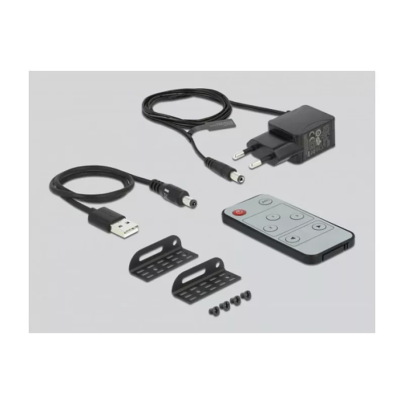 HDMI jungiklis DeLOCK 3 x HDMI į 1 x HDMI išėjimas 4K 60 Hz