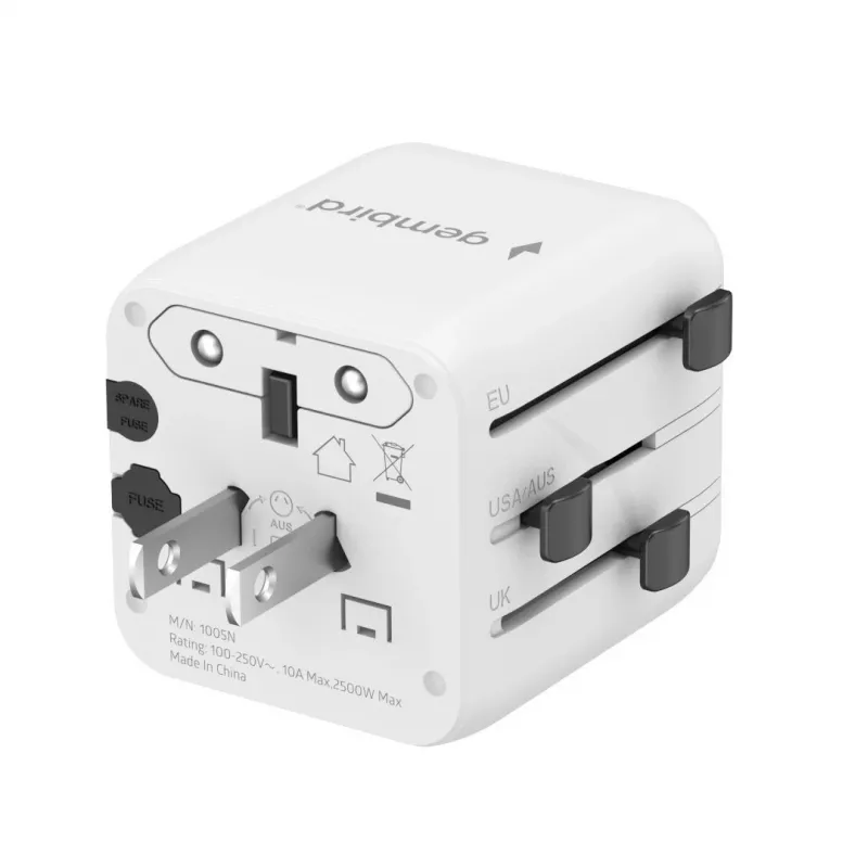Universalus kelioninis adapteris GEMBIRD TPA-INT-01-W