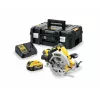 DeWALT DCS570P2-QW nešiojamasis diskinis pjūklas 18,4 cm sidabrinis, geltonas 5500 aps./min.