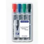 Markeris Staedtler 356 B WP4 4 vnt. Juoda Mėlyna Žalia Raudona