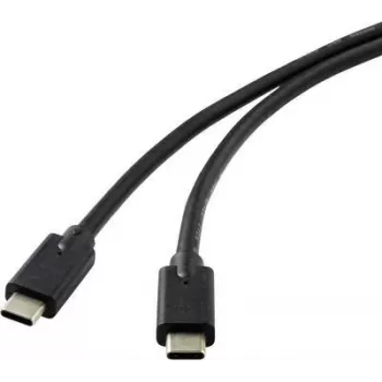 Renkforce RF-4531576 USB laidas 2 m USB 3.2 Gen 2 (3.1 Gen 2) USB C juodas (RF-4531576)