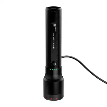Rankinis žibintuvėlis Ledlenser P7R Juodas įkraunamas LED 1000 liumenų, 3,7 V 21700, IP68, 159 mm, 360 g