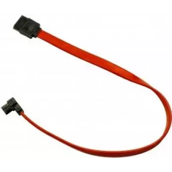 Inter-Tech SATA kabelis - Serial ATA 150/300/600 - SATA į SATA - 50cm - 90° kištukas, užfiksuotas (88885312)