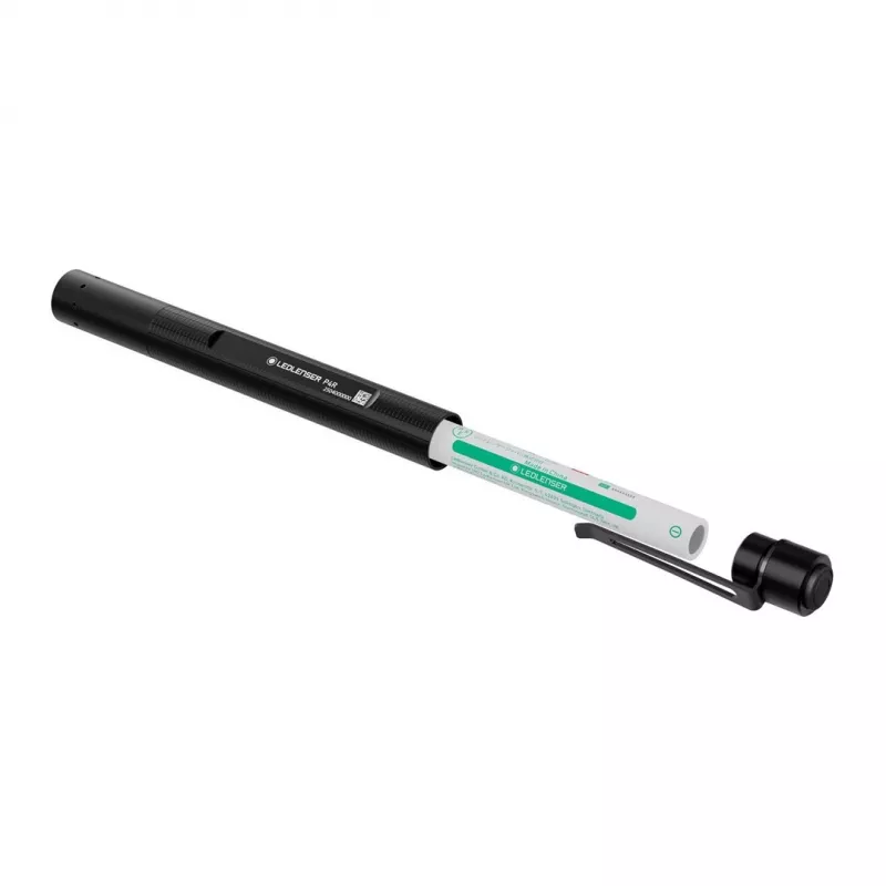 Ledlenser P4R juodas rašiklio formos LED žibintuvėlis