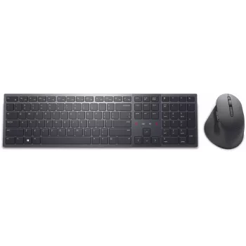 Dell Premier Collaboration Keyboard and Mouse KM900 – belaidis klaviatūros ir pelės rinkinys (LT, grafitas, USB-A)