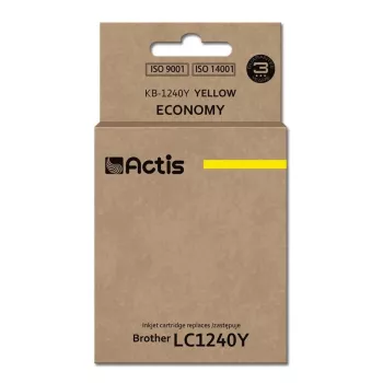Actis KB-1240Y rašalinė kasetė (pakaitalas Brother LC1240Y/LC1220Y; standartinė; 19 ml; geltona)