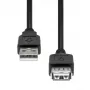 USB ilginimo laidas ProXtend USB2AAF-0005 — 5 m, USB-A vyriškas į USB-A moterišką, juodas
