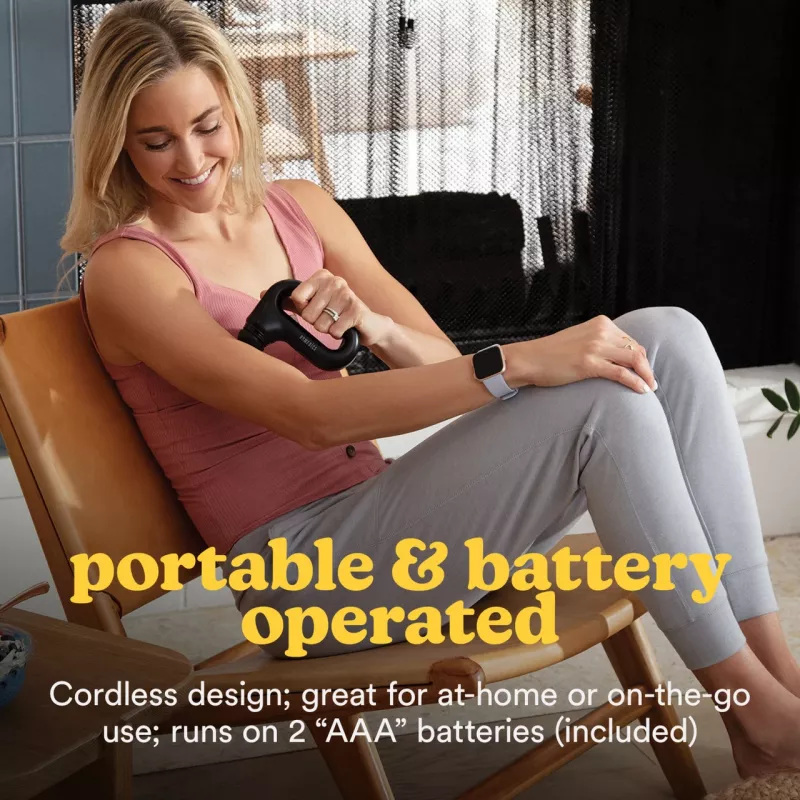 Nešiojamas vibracinis masažinis pistoletas HoMedics HHP-120BK