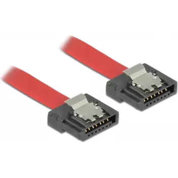 SATA kabelis DeLOCK 83833 0,2 m SATA 7 kontaktų Raudonas