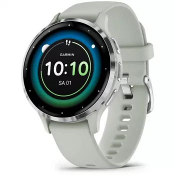 Garmin Venu 3S 3,05 cm (1,2 colio) AMOLED 41 mm skaitmeninis 390 x 390 pikselių liečiamas ekranas Pilka, Sidabrinė Wi-Fi GPS (palydovas)