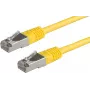 Patch Cord ROLINE S/FTP (PiMF) Cat.6 Geltonas 10,0 m