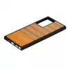 Apsauginis dėklas Samsung Galaxy Note20 Ultra medinis man and wood Herringbone Orange Black