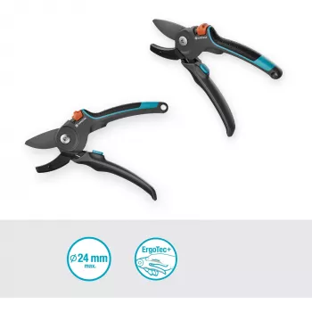 GARDENA sodo žirklės PremiumCut Flex 12250-20 su ergonomiška rankena, lengvas dizainas