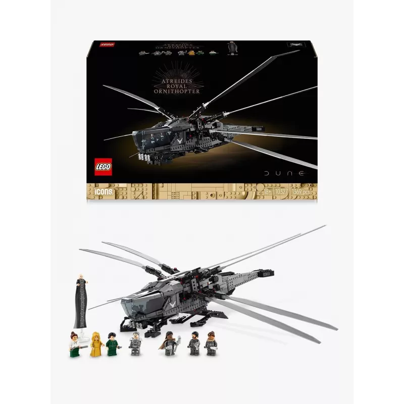 LEGO Icons Ornithopter 10327 Atreides Royal – kolekcinis modelis, 1369 ...