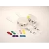 Zebra segtukai, skirti QuickClip apyrankėms, raudoni