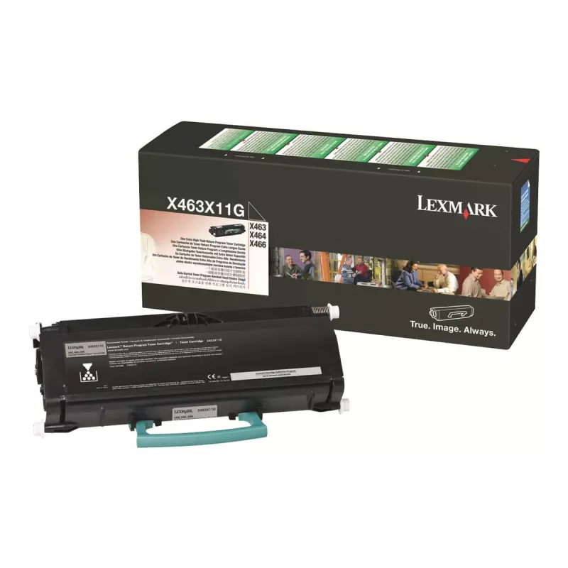 Lexmark X463X11G - Juodas toneris - skirtas X463de, X464de, X466de, X466dte, X466dwe