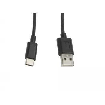 Kabelis Lanberg CA-USBO-10CC-0010-BK (USB 2.0 A - USB 2.0 C, 1m, juodas)
