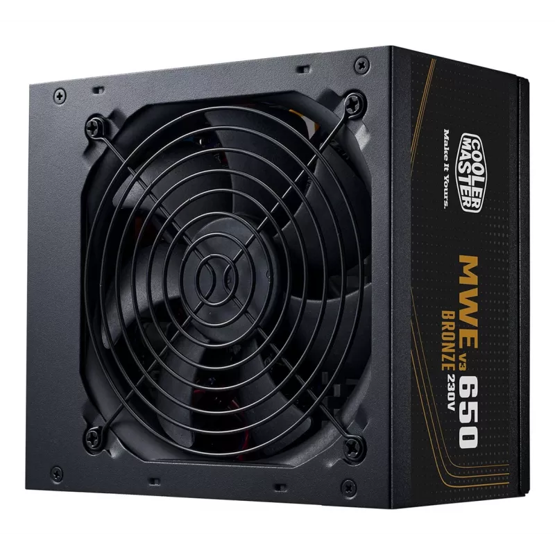 Cooler Master MWE Bronze 650 V3 230V kompiuterio maitinimo blokas 650 W 24-pin ATX juodas
