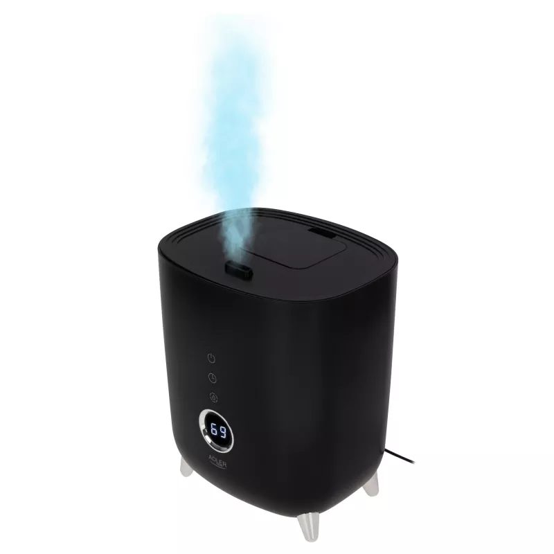 Adler AD 7972 drėkintuvas, 23 W, 4 l, iki 35 m², ultragarsinis, juodas