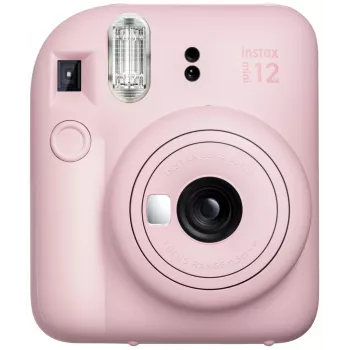 Momentinė spausdinimo kamera Fujifilm Instax Mini 12 Rožinė – nuotraukos 86×54 mm, juosta 62×46 mm, 60 mm židinio nuotolis