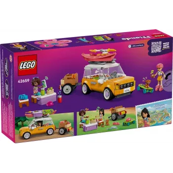 LEGO Friends statybinis žaislas 42659 Nuotykių kelionė su draugais, 220 dalių, 2 minifigūrėlės, nuo 6 metų