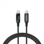 Savio USB-C – USB-C laidas CL-174 1 m juodas USB 3.2 Gen 1