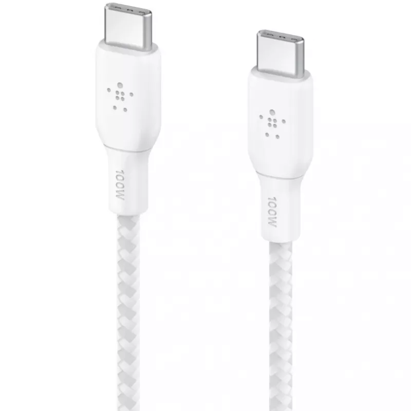 USB laidas Belkin BOOST CHARGE USB 2.0 2m USB-C baltas