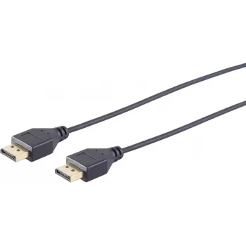 DisplayPort kabelis S/CONN 10-49015 0,5 m juodas