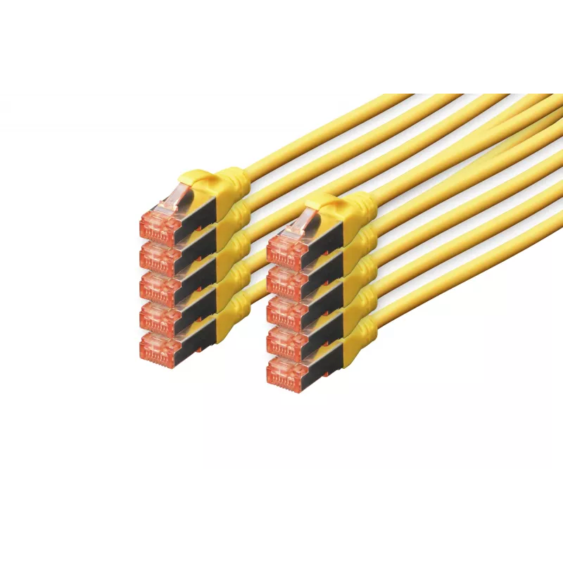 Tinklo kabelis Digitus CAT 6 S/FTP RJ-45 2 m geltonas