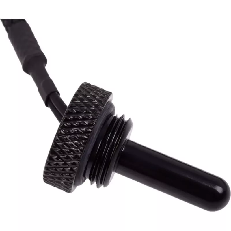 Alphacool Eiszapfen temperatūros jutiklis kištukas G1/4 – skysčio aušinimo sistemoms – giliai juodas – 50 cm