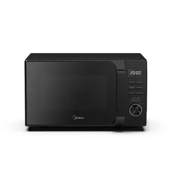 Mikrobangų krosnelė Midea AG20CF2EBK – 700 W, 20 L, grilio funkcija, juoda