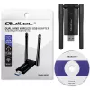 Qoltec greitas belaidis USB dvigubas Wi-Fi adapteris 2x2 dBi