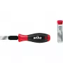 Universalschaber Set SoftFinish schwarz/rot, inkl. 10 Ersatzklingen