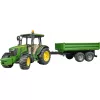BRUDER John Deere 5115 M traktorius su verčiamu priekabu