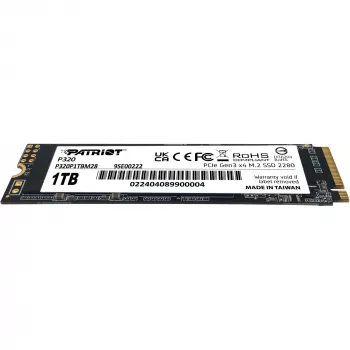SSD diskas Patriot P320 1TB M.2 2280 PCIe 3.0 x4 NVMe