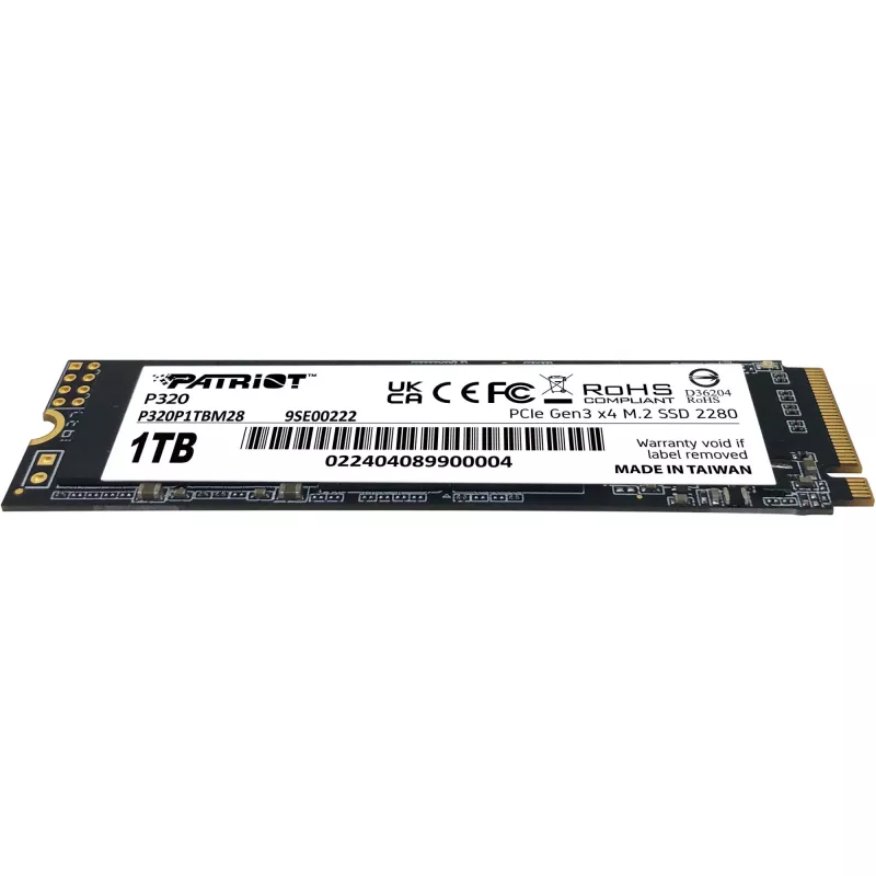 SSD diskas Patriot P320 1TB M.2 2280 PCIe 3.0 x4 NVMe