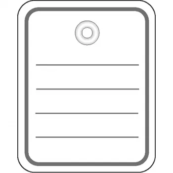Kainų etiketės HERMA 6820 40x50 mm su kilpele 1000 vnt