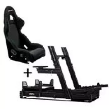Next Level Racing GTElite aliumininis simuliatoriaus kėbulas su vairo plokšte + O-Rouge C1-XL Cold Fusion lenktyninė sėdynė