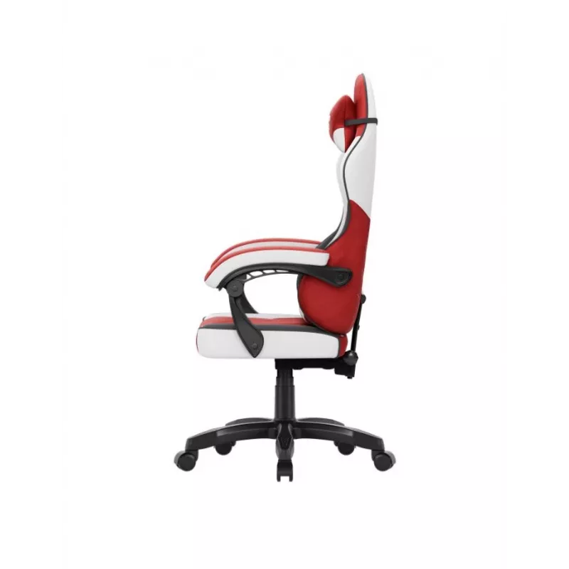 Gaming kėdė Huzaro Force 2.7 Red – lenktyninio stiliaus ergonomiška sėdynė su reguliuojamomis porankiais, pakreipimu ir aukščio reguliavimu