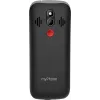 Mobilusis telefonas myPhone HALO 4 LTE juodas | 3.5 colio | TFT | 128 MB | 64 MB | Dual SIM | 3G | Bluetooth | 2 MP kamera | 2500 mAh