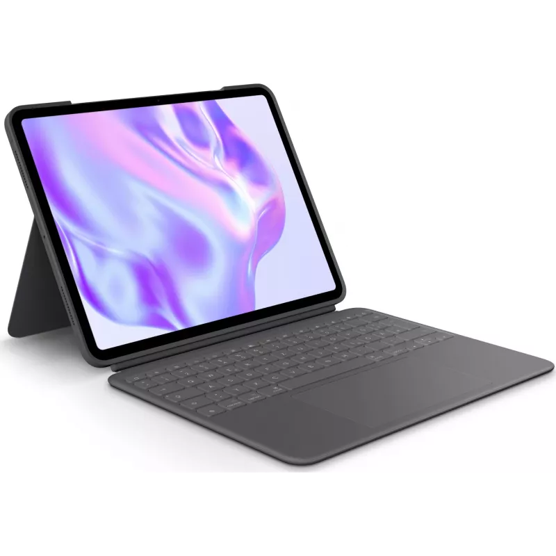Klaviatūros dėklas Logitech Combo Touch QWERTZ vokiškas Smart Connector grafitas