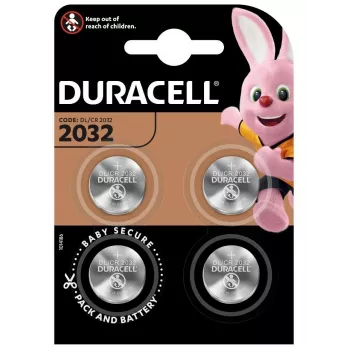 Baterija monetinė Duracell CR2032 3V ličio – 4 vnt. pakuotė