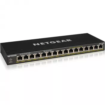 NETGEAR GS316P 16 prievadų nevaldomas Gigabit Ethernet PoE jungiklis