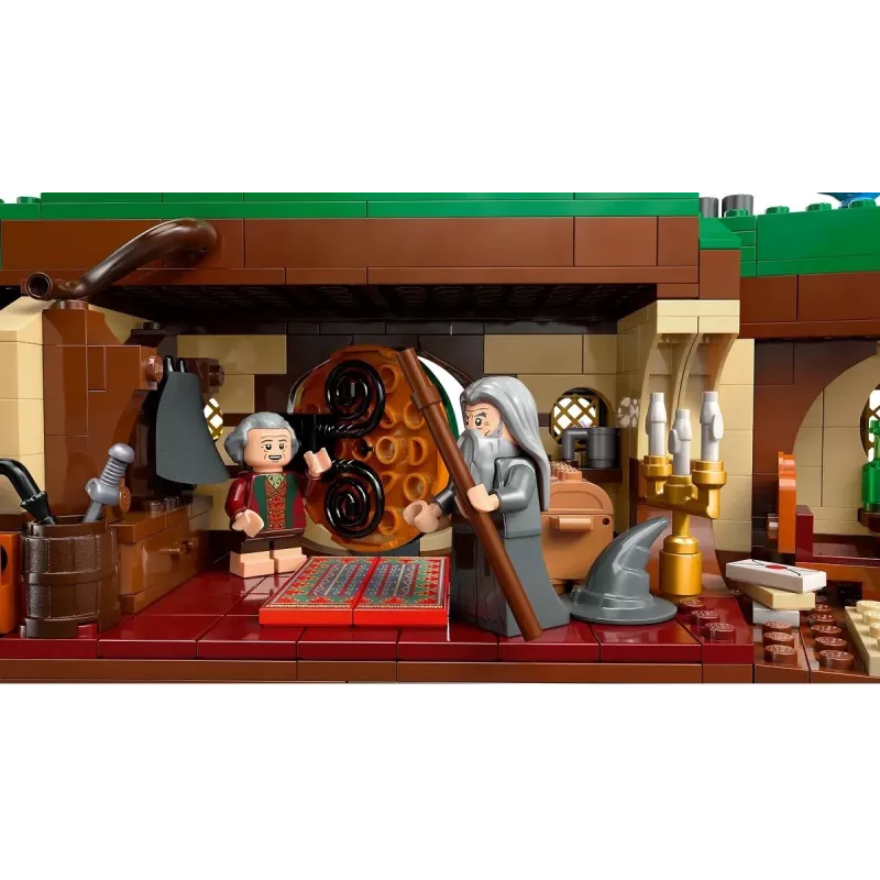 LEGO ICONS 10354 Žiedų valdovas: Hobitų kaimas