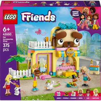 LEGO FRIENDS 42650 Naminių gyvūnų aksesuarų parduotuvė
