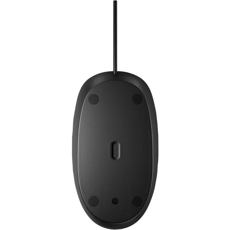 HP 125 laidinė pelė, ambidekstrinė, optinė, USB Type-A, juoda